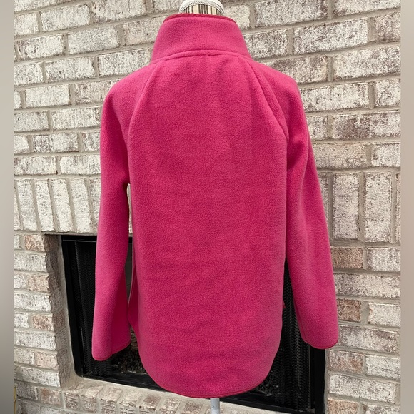 J. Crew Sweater Pink Sweater Fleece Sweater Sweatshirt hot pink Size Small - Picture 4 of 8